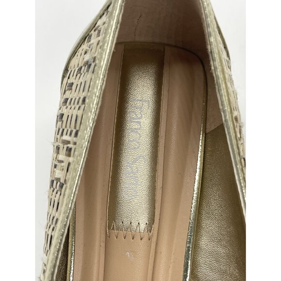 Franco Sarto Womens Darcy Pointed Toe Shoes 8 Kitten Heels Pumps Party Wedding - Picture 3 of 7